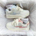 2026 spring/autumn new casual bread shoes women's chunky sole versatile sneakers, trendy ins style breathable white shoes