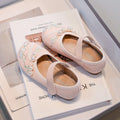 Girls' hanfu shoes -  summer new collection: children's princess flats, traditional chinese style, embroidered shoes for girls, trendy leather shoes (suitable for matching with horse-faced skirts)