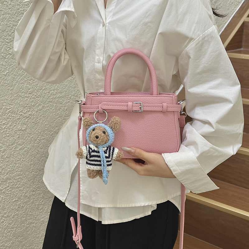 korean style fashion handbag women's new 2026 spring hot trend single shoulder bag minimalist commute crossbody bag
