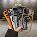 Highly permeable magnetic suction instantly turns into 17 large windows for heat dissipation, suitable for iphone 17pro anti-fall mobile phone case, apple 16 creative case