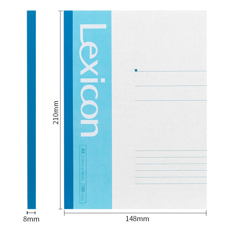 Deli 7655 Soft Transcript A5 Conference Notepad Business Notebook 100 Pages Work Log Binding