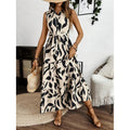 Shipped:  hot-selling women's printed long-sleeve dress for european and american cross-border e-commerce independent stores - export quality