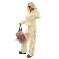 fashion cross-border women's hooded sweatshirt suit embroidered letters loose sports two-piece set