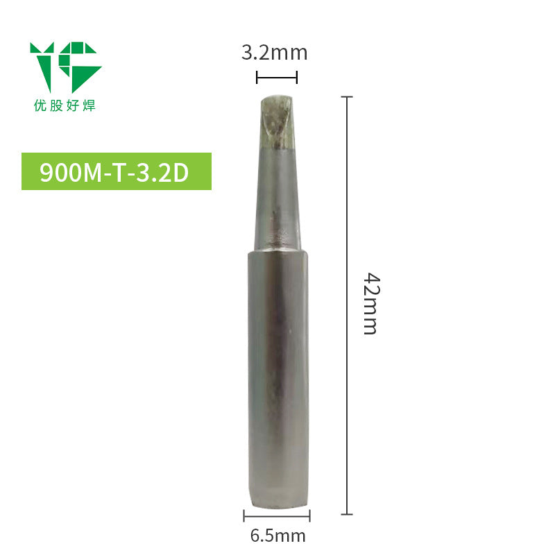 936 matte soldering iron head lead-free soldering table soldering iron nozzle frosted chrome iron head 60w internal heating 900M Luo iron head customization