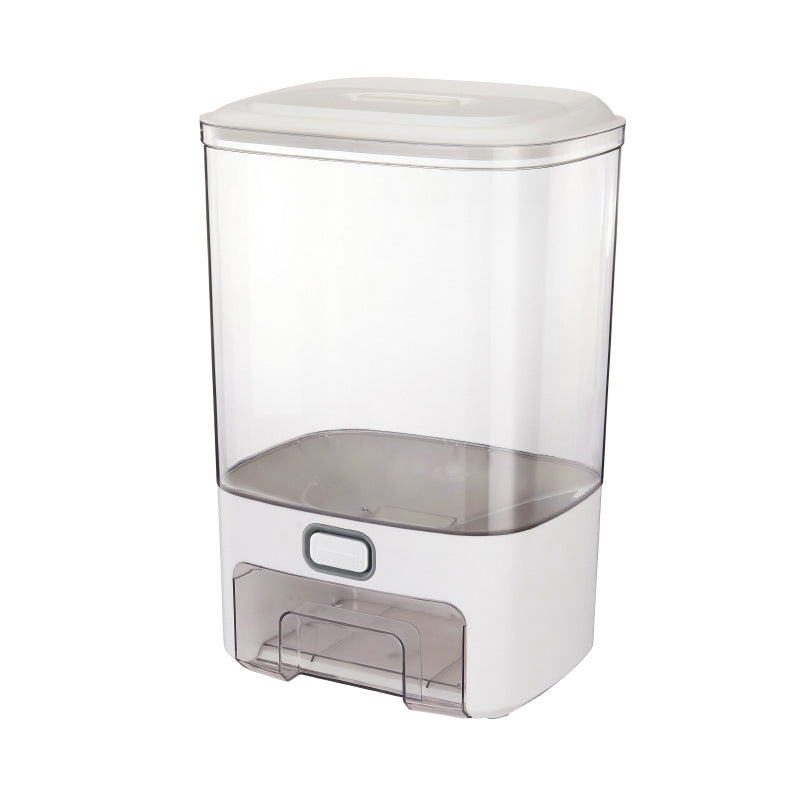 Pet rice bucket for home automatic rice dispensing insect-proof moisture-proof rice barrel sealed rice box flour barrel rice pet food barrel
