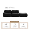 Right armrest double position + foot pedal [280*100*64]