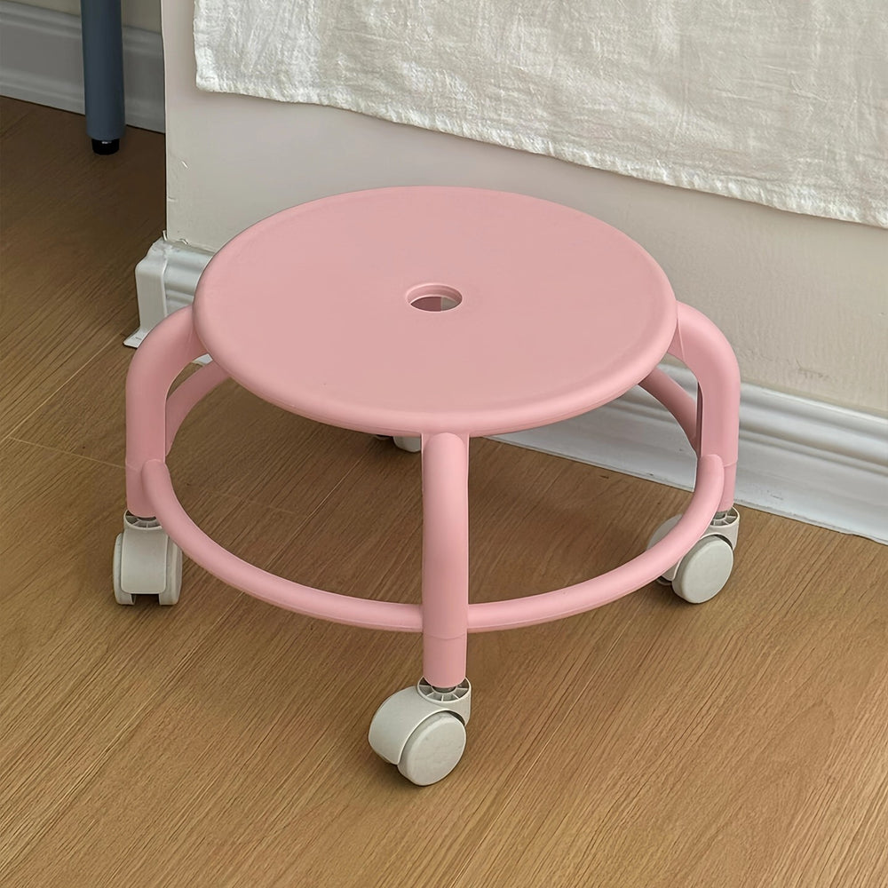 Swivel stool - heavy duty, durable, and portable. perfect for home use: ideal as a small stool, shoe bench, or step stool for adults and children. features smooth rolling casters for easy mobility