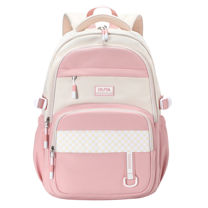School bag girls primary school school bag new casual versatile commuter backpack fashion lightweight college student travel bag