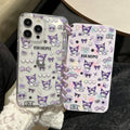 Suitable for apple 16promax kuromi mobile phone case iphone13 creative cartoon protective cover creative cartoon