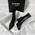 Women's ankle boots - high heel, spring/autumn  new collection, versatile french style, chunky heel, elastic pointed toe, slim fit - cross-border e-commerce