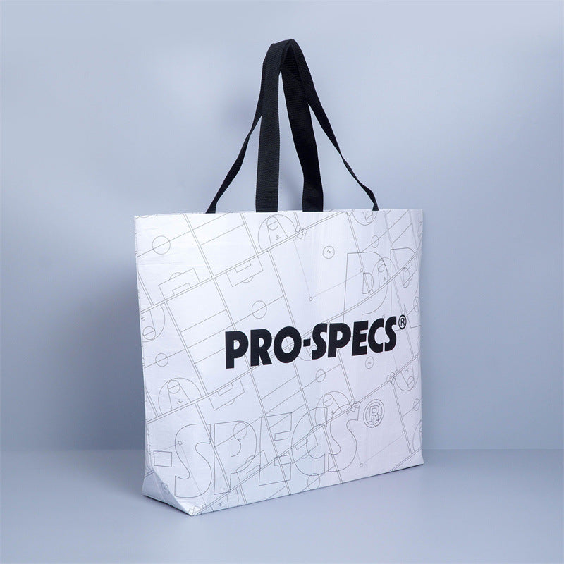 Coke bottle recycling RPET Lixin cloth environmental protection bag double-sided coated waterproof thick shopping bag can be printed with logo pattern