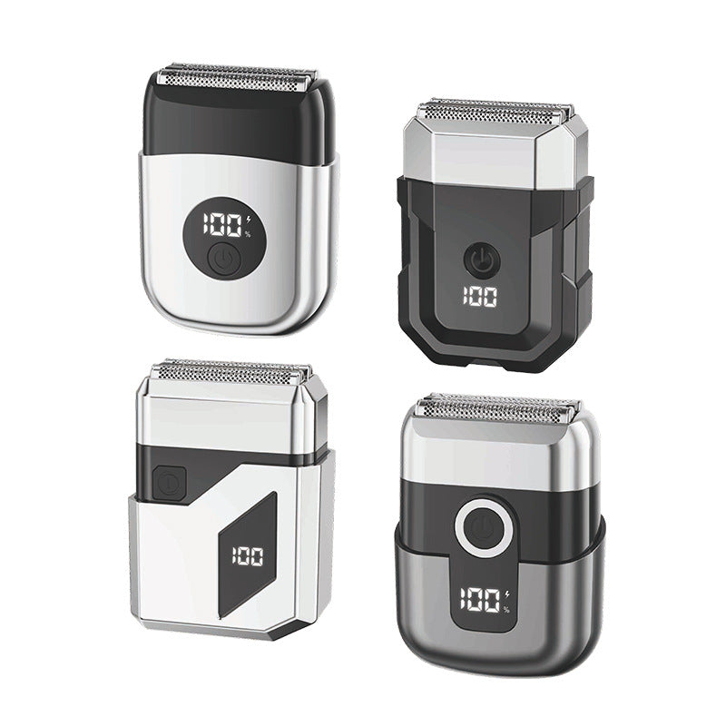 New reciprocating electric shaver - travel-friendly, compact, portable mini razor - electric, washable, home beard trimmer
