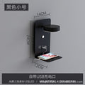 Nordic minimalist wall lamp - bedroom bedside sconce, hotel ambiance wall light, no wiring required, personalized design with usb phone charging