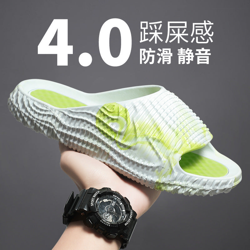 New trending slippers for men - 2023 sporty, fashionable, thick-soled, ultra-soft, cloud-like comfort, non-slip casual couple's shoes