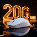 Silver sculpt gi9 wireless tri-mode lightweight bluetooth mouse - gaming, esports, desktop pc, rgb, wired, amazon private label