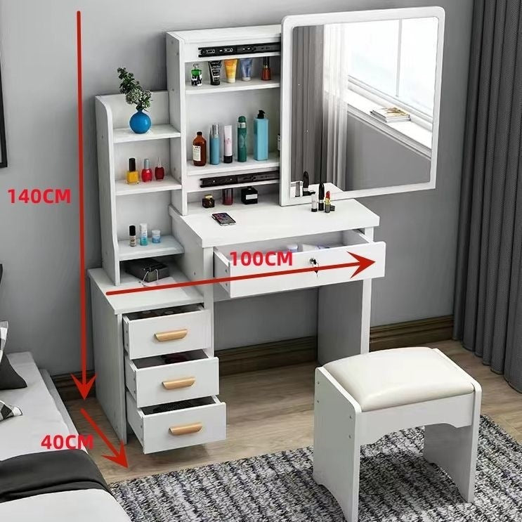 Bedroom mini small apartment simple modern casual dressing table economical multi-functional dressing table popular dressing table