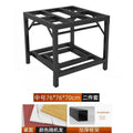 Stainless steel warming table - foldable square heating table for home, winter foot warmer, office foot warmer