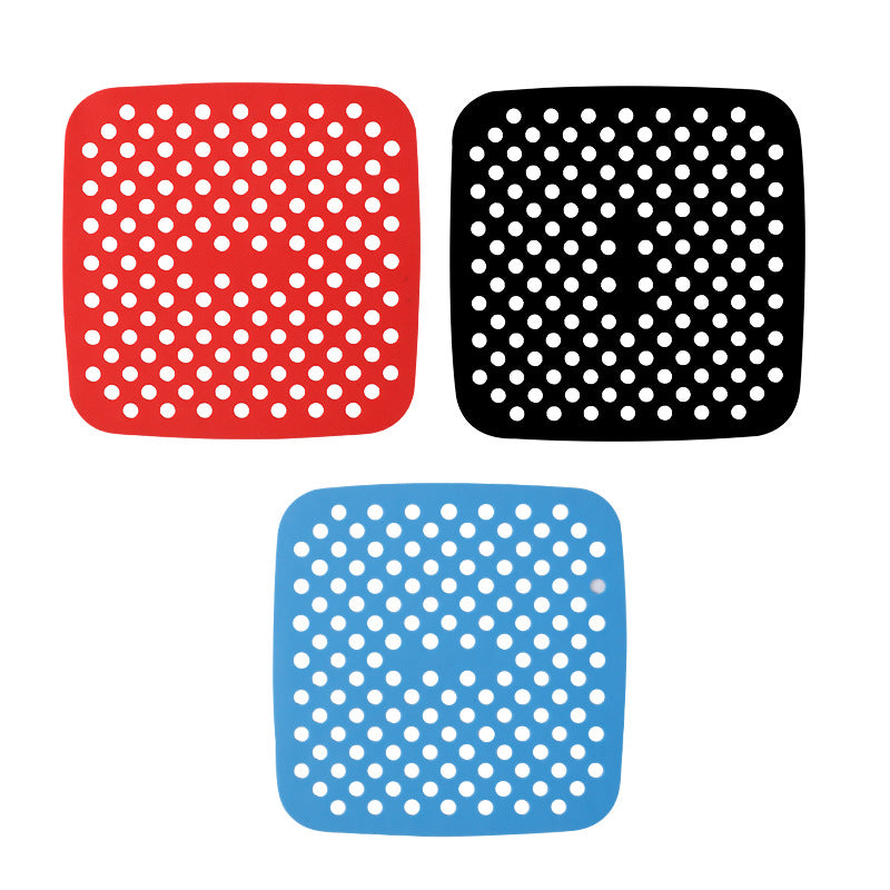 hot-selling air fryer mat, food-grade silicone mat, reusable silicone liner, air fryer accessories