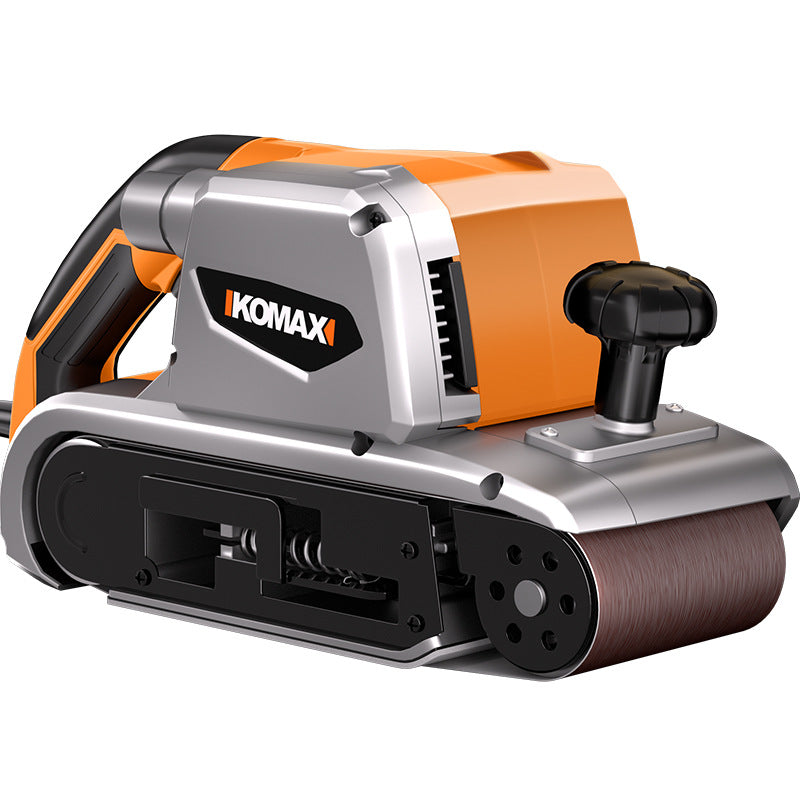 Tank belt sander woodworking grinder high power satchel type small electric grinding and polishing machine flat sander