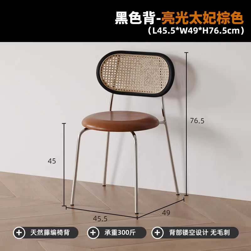 Used solid wood dining chair classy design living room dining table backrest for home foot pad retro popular big c chair dining chair