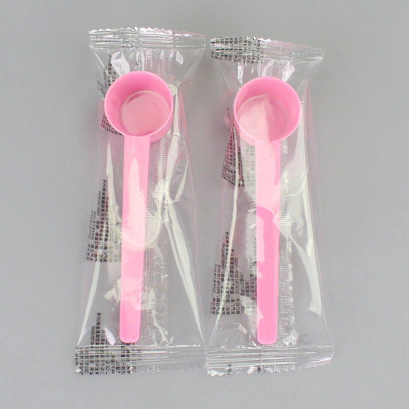 Plastic measuring spoon 10ml for facial mask powder 5g water 10g chemical fertilizer and pesticide powder measuring spoon individually packaged