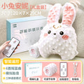 Baby soothing handheld patting bunny – automatic hush toy for colic relief & sleep security