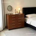 Bedside table for home bedroom with lock storage cabinet small storage cabinet movable bedside shelf for rental room
