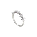 Flower ring female ins trendy fashion stylishaccessible luxuryniche style exquisite design open index finger cold style hand jewelry