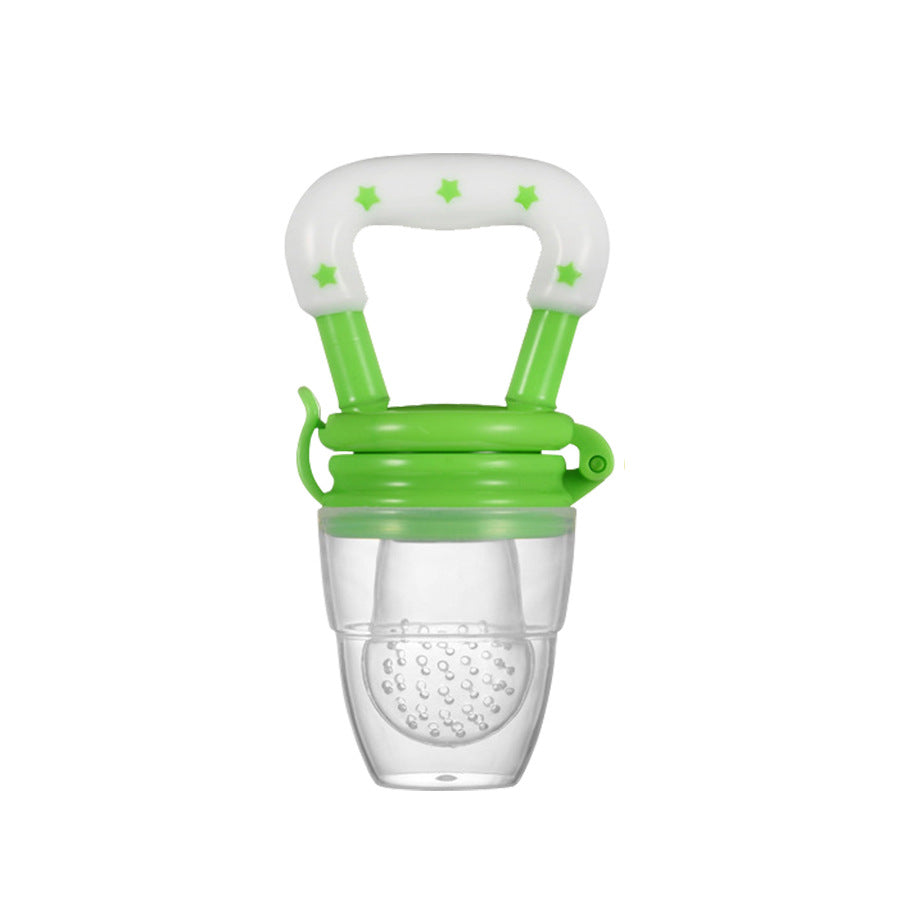 Directly from the manufacturer, baby fruit and vegetable music, fruit complementary food bite music, silicone mesh bag baby feeding tableware