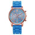 new arrival women's korean style quartz watch simple classic silicone strap watch women's watch wholesale dropshipping