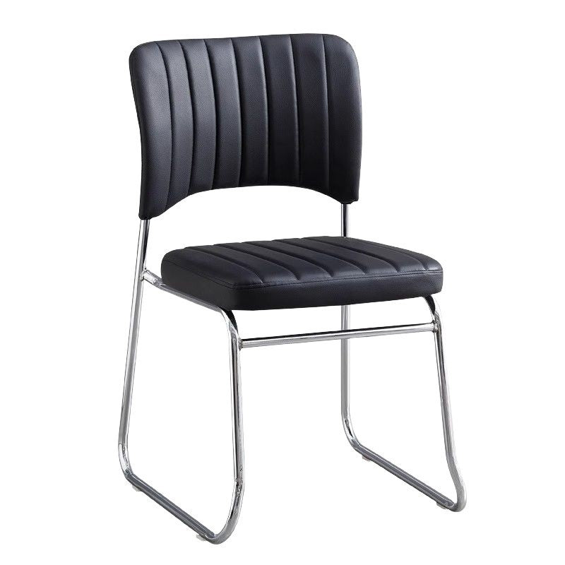 Comfortable stackable training chair - ideal for game rooms, mahjong tables, backrest, conference training, and office use