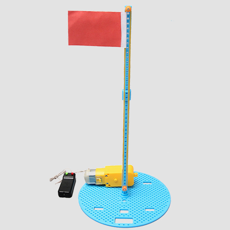 Primary school students science and technology production fun play teaching aids scientific experiments children science and education puzzle DIY electric lifting table