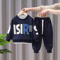 Boys' hoodie set - new  collection: stylish kids' autumn/winter round neck hoodie and pants two-piece outfit