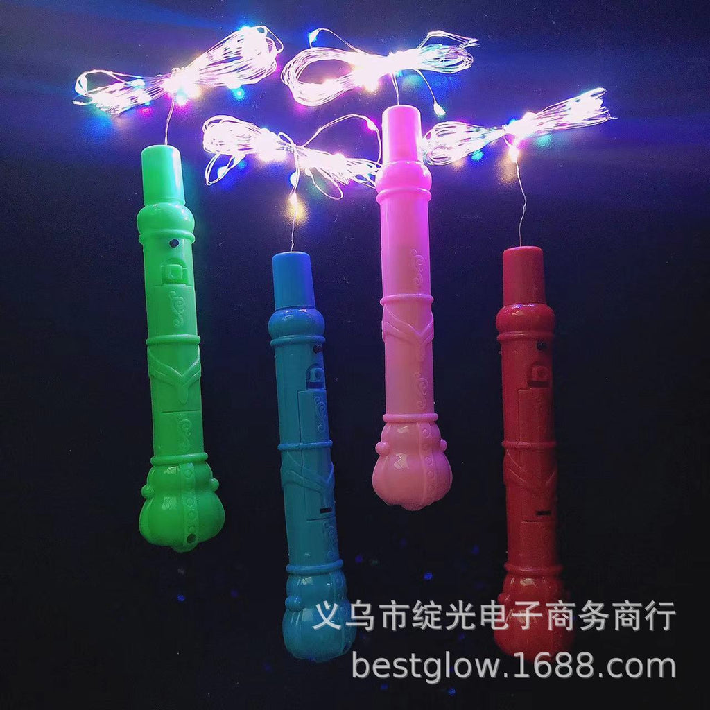 LED Bobo ball light with two handles 2 battery boxes 3 meters lantern line luminous handle balloon light line light strip