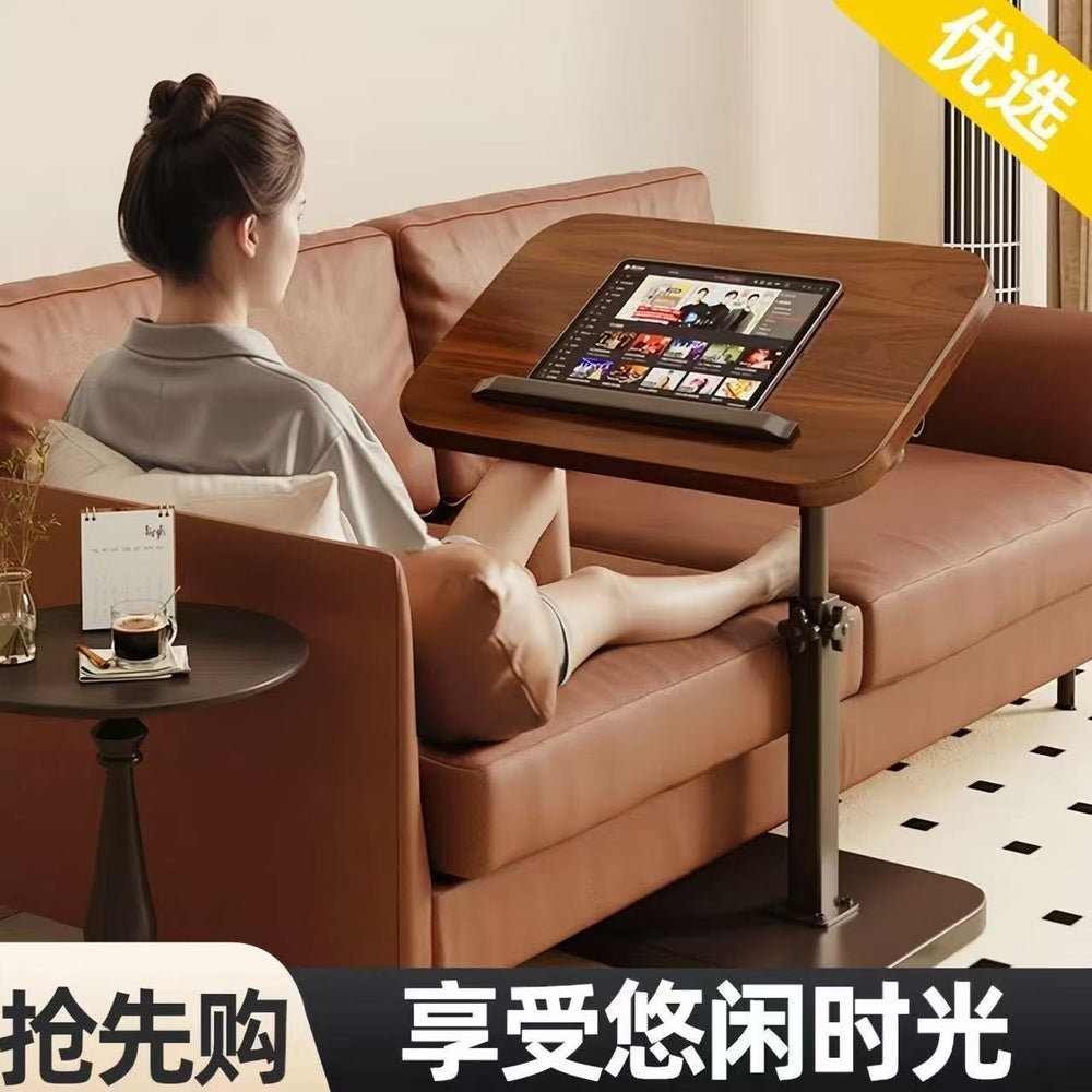 Small table adjustable coffee table living room sofa side table bedroom bedside table bedside storage rack mini movable side table