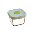 Square 140ml (silicone cap green)