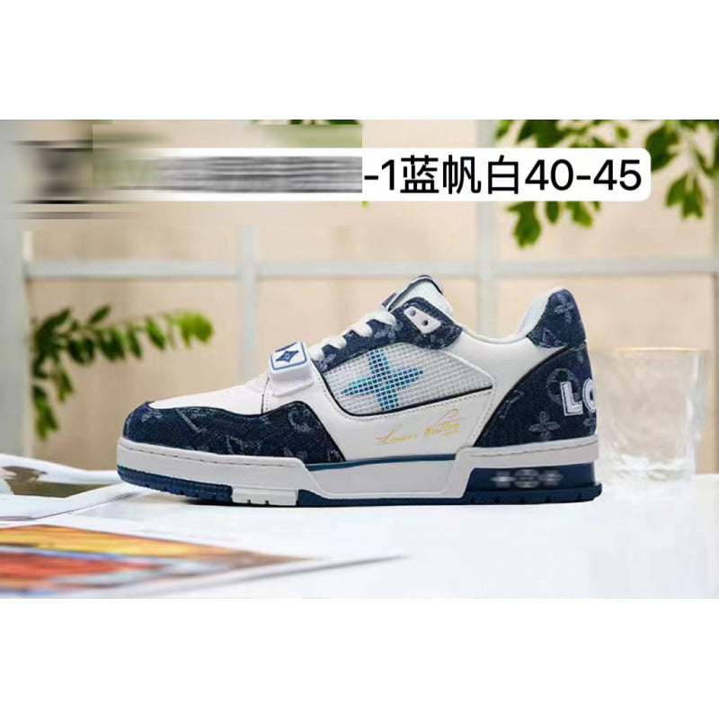European market men's and women's bread shoes, height-increasing chunky sole dad shoes, fashionable and versatile sneakers, couple's skate shoes