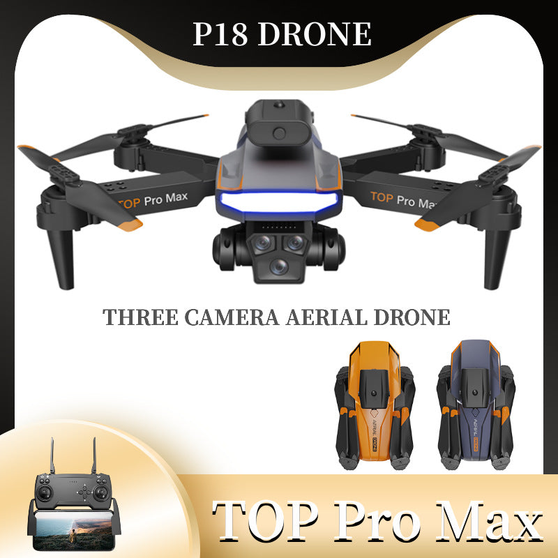 New p18 drone with optical flow positioning, brushless motors, quadcopter, hd aerial photography, obstacle avoidance, remote control aircraft toy