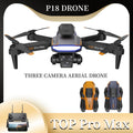 New p18 drone with optical flow positioning, brushless motors, quadcopter, hd aerial photography, obstacle avoidance, remote control aircraft toy