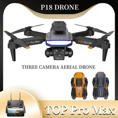 New p18 drone with optical flow positioning, brushless motors, quadcopter, hd aerial photography, obstacle avoidance, remote control aircraft toy