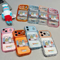 Colorful puff acrylic resident fish school fun suitable for iphone17 mobile phone case cartoon apple 18 hard case