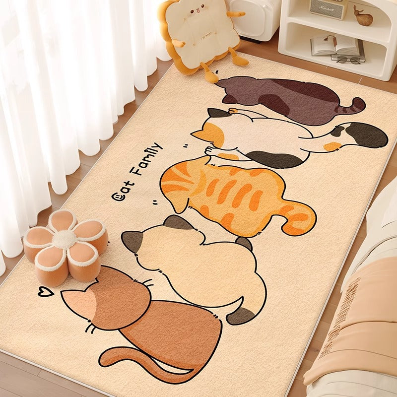 Carpet bedroom bedside blanket girl's room bedside kids' room cute  new under-bed thickened floor mat