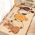 Carpet bedroom bedside blanket girl's room bedside kids' room cute  new under-bed thickened floor mat