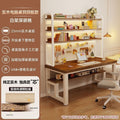 Computer desk for home student bedroom simple desk bookshelf all-in-one writing desk high-looking perforated board study table