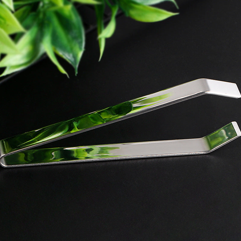 304 stainless steel slant tip tweezers - multi-purpose kitchen tool for removing hair, feathers, and fish bones. also available in 430 stainless steel flat tip tweezers