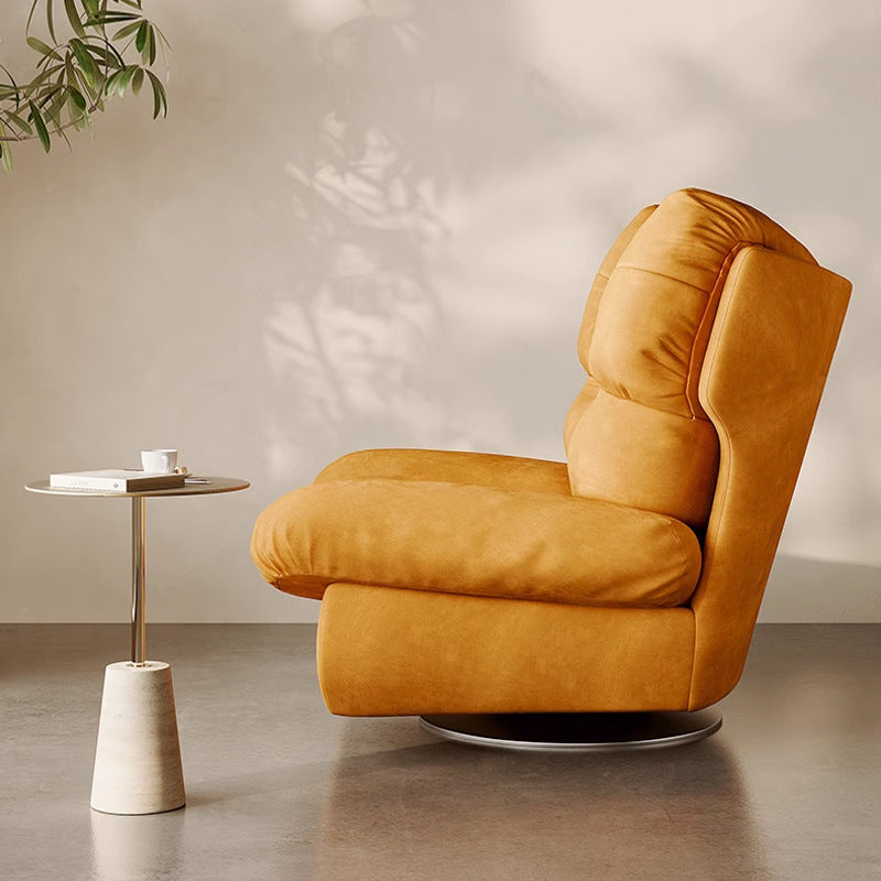 Cloud sofa single chair designer rotating chair living room recliner leisure balcony lazy sofa swivel chair