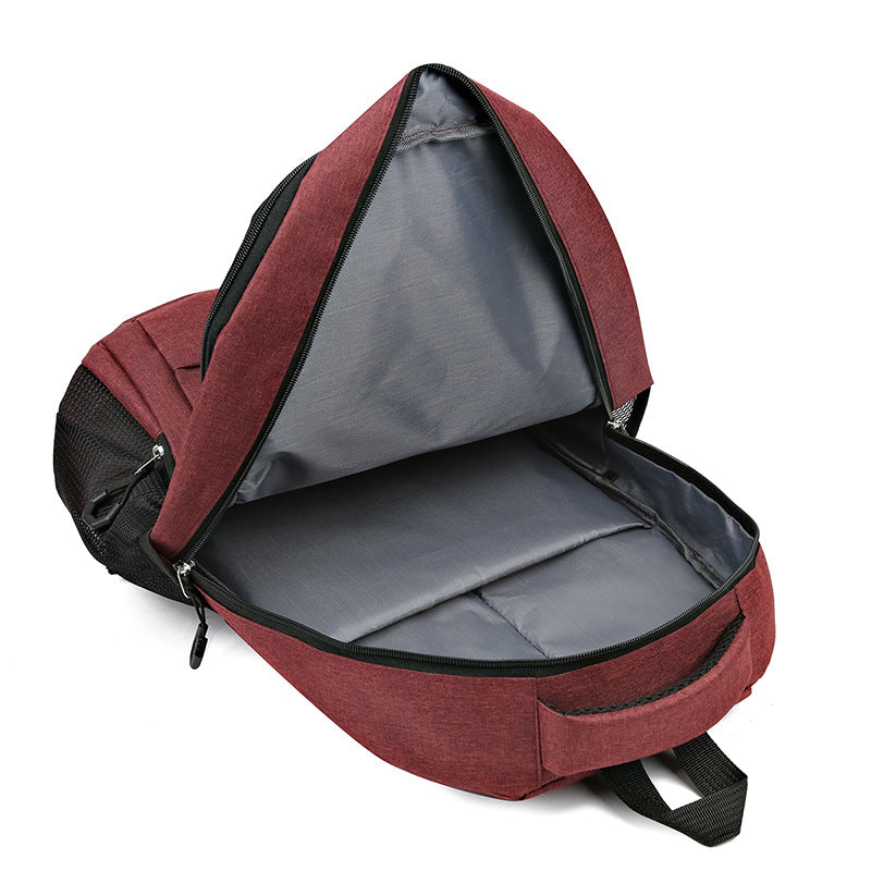 Cross-border backpack wholesale business commuter computer bag multi-functional simple outdoor travel backpack college student schoolbag