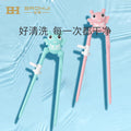 Manufacturer's children's chopsticks training chopsticks first and second sections baby learning chopsticks for home male and female children eating auxiliary chopsticks oem