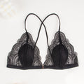 sexylaceintimates front button french bra beautiful back breathable thin lace women's intimates