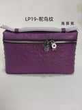 Anemone purple with silk scarf pony charm